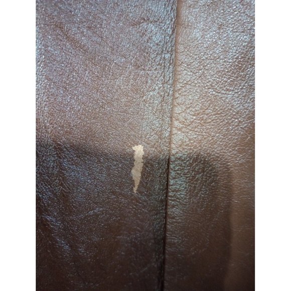 Vintage Saranac Custom Tailored Leather Jacket- Men's Size Large-XL - Picture 6 of 6